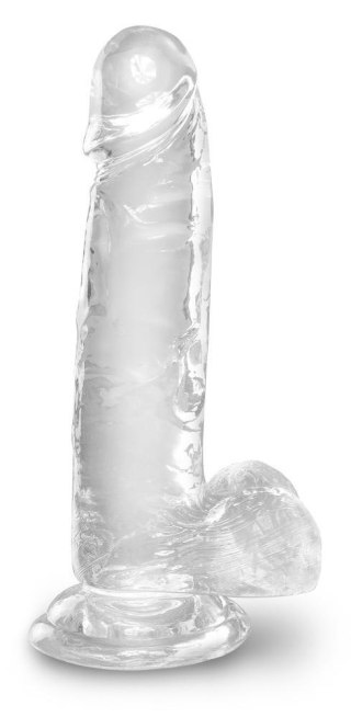 KCC 7 Cock with Balls King Cock Clear