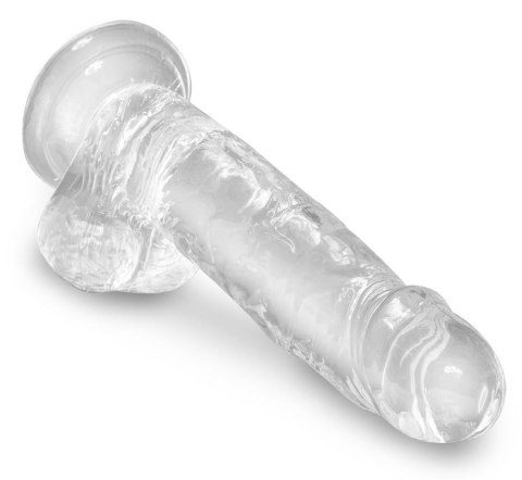 KCC 7 Cock with Balls King Cock Clear KCC 7 Cock with Balls King Cock Clear