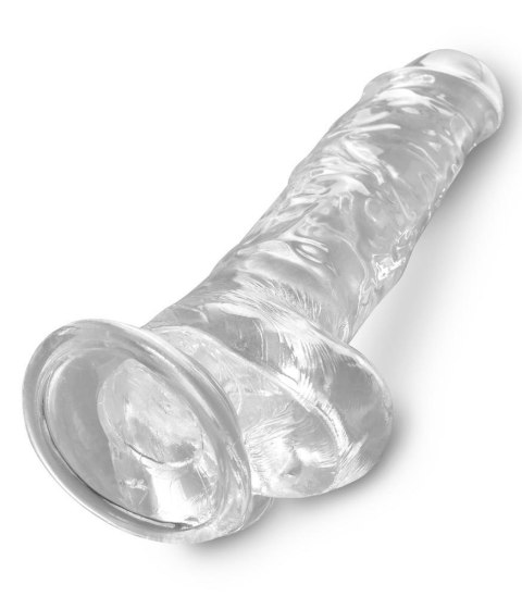 KCC 8 Cock with Balls King Cock Clear KCC 8 Cock with Balls King Cock Clear