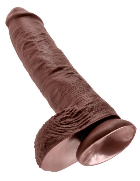 King Cock 10 inch Balls Brown King Cock King Cock 10 inch Balls Brown King Cock