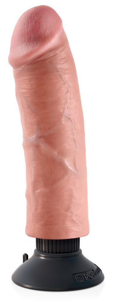 KC 8" Vibrating Cock Light King Cock