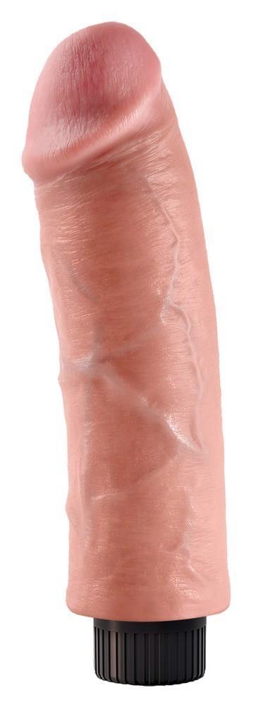 KC 8" Vibrating Cock Light King Cock