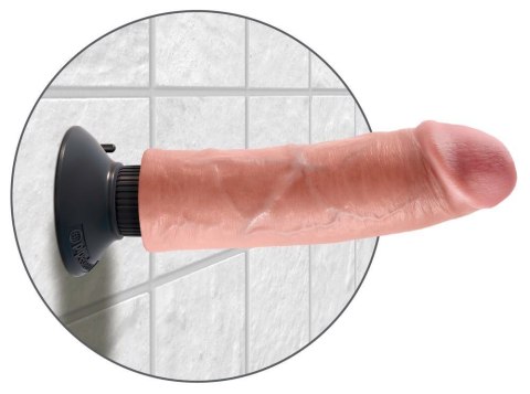 KC 8" Vibrating Cock Light King Cock