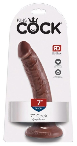 King Cock 7" Cock Brown King Cock
