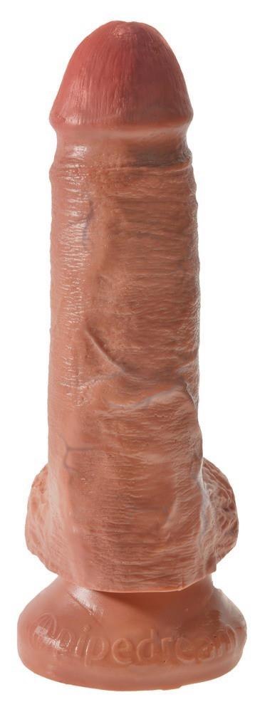 King Cock 7" Cock w Balls Tan King Cock King Cock 7" Cock w Balls Tan King Cock