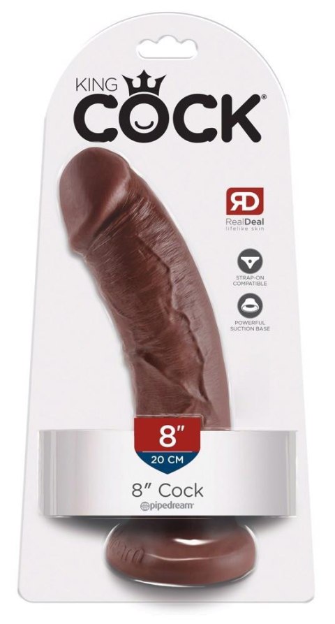 King Cock 8" Cock Brown King Cock King Cock 8" Cock Brown King Cock