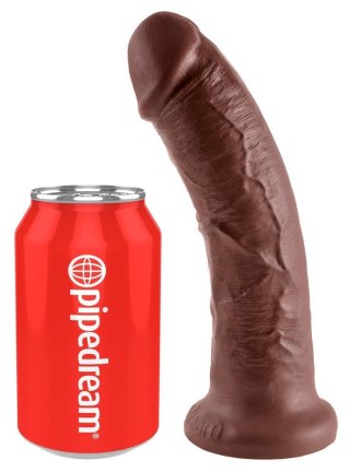 King Cock 8" Cock Brown King Cock