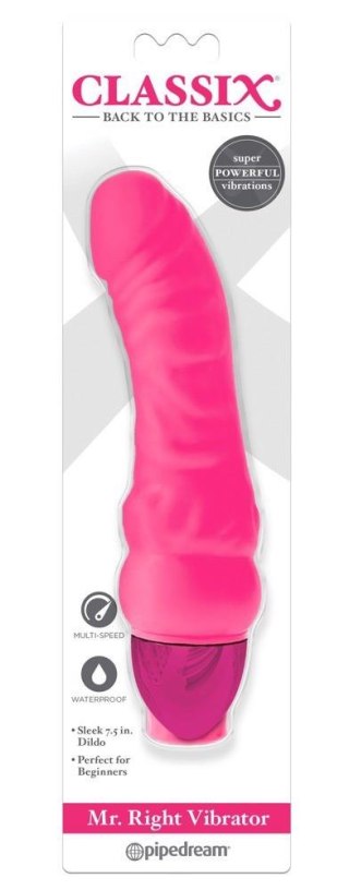 Mr. Right Vibrator Pink Classix