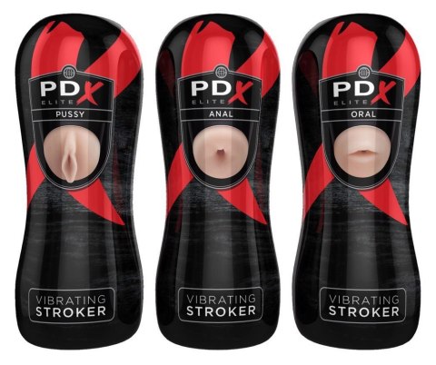 PEE Vibrating Stroker Display PDX Elite