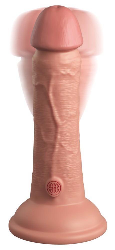 KCE 6 DD Vibrating Cock Light King Cock Elite