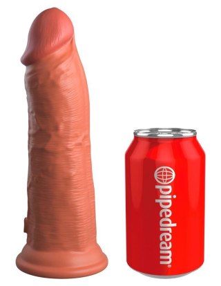 KCE 8 DD Vibrating Cock Tan King Cock Elite
