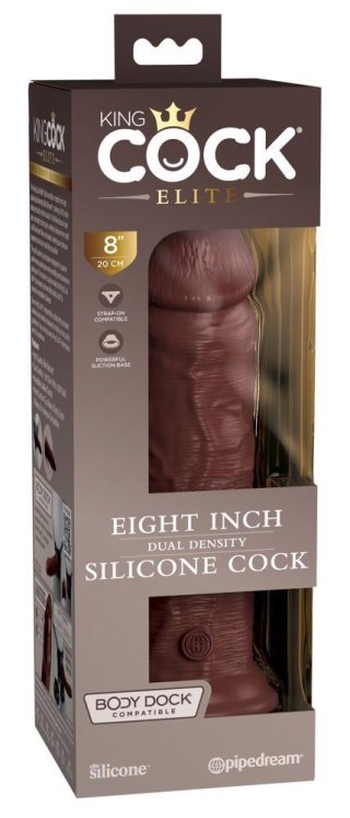 KCE 8 Dual Density Cock Brown King Cock Elite
