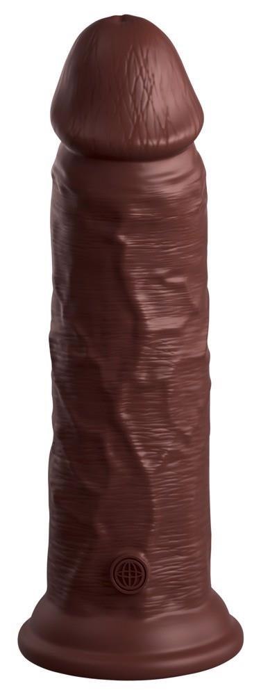 KCE 8 Dual Density Cock Brown King Cock Elite KCE 8 Dual Density Cock Brown King Cock Elite