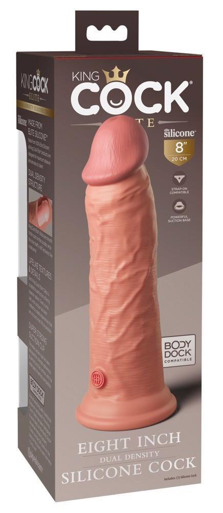 KCE 8 Dual Density Cock Light King Cock Elite KCE 8 Dual Density Cock Light King Cock Elite