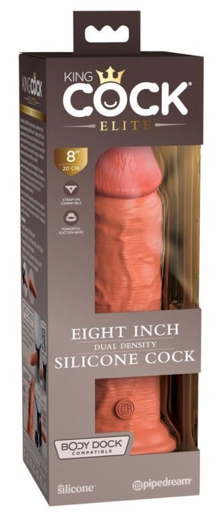 KCE 8 Dual Density Cock Tan King Cock Elite