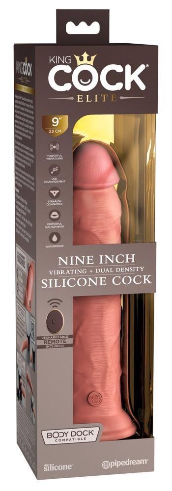KCE 9 DD Vibrating Cock RC Lig King Cock Elite