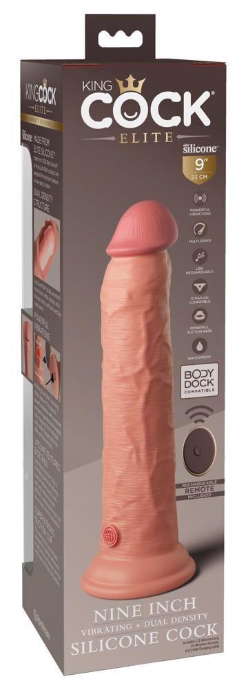 KCE 9 DD Vibrating Cock RC Lig King Cock Elite