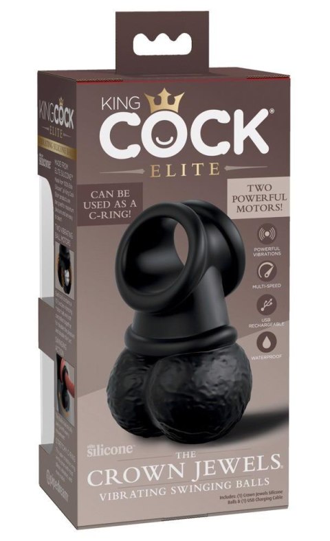 KCE TCJ Vibrating Swinging Bal King Cock Elite