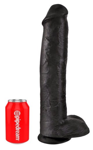 King Cock 15" Cock w Balls Dar King Cock