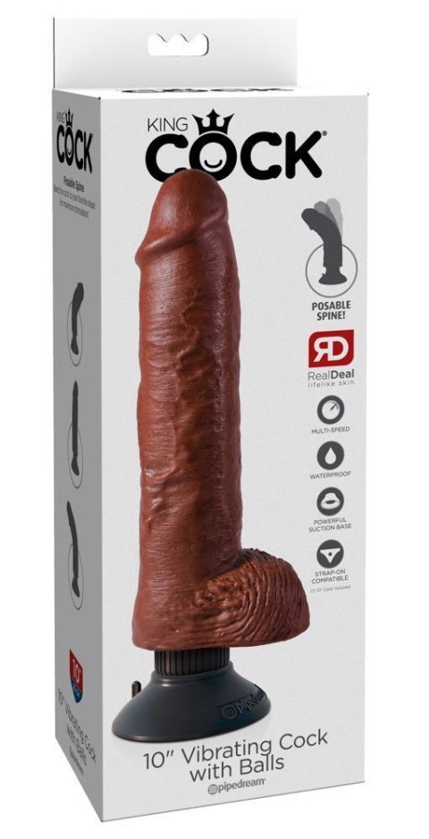 KC 10 Vibrating Cock with Ball King Cock