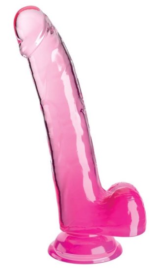 KingCockClear 9 w balls Pink King Cock Clear