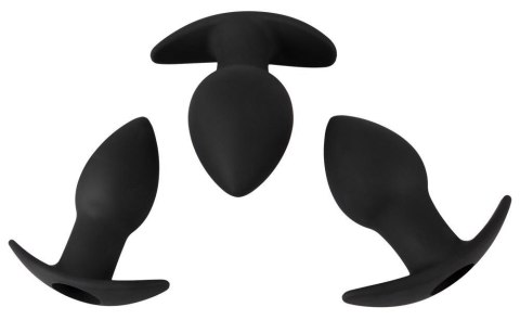 BV Vibrating Butt plugs in 3 s Black Velvets