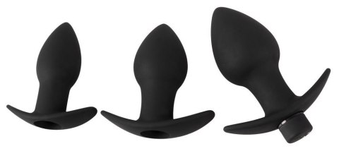 BV Vibrating Butt plugs in 3 s Black Velvets