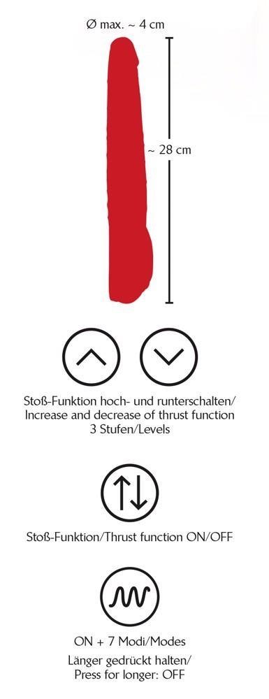 Red Push Vibrator You2Toys