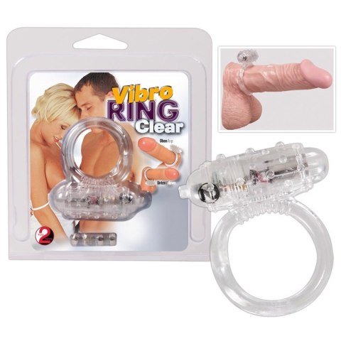 Vibro ring Clear Silicone You2Toys Vibro ring Clear Silicone You2Toys