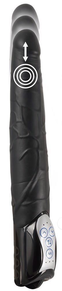 Black Push Thrusting Vibrator You2Toys