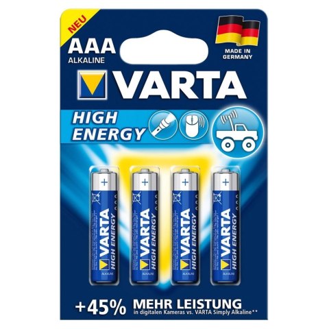 4 Varta AAA Batteries Varta 4 Varta AAA Batteries Varta