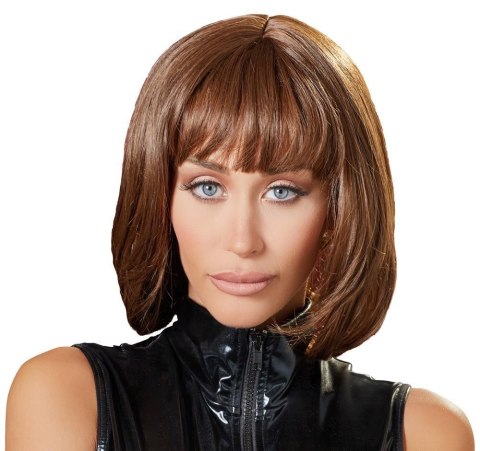 Wig bob, brown Cottelli ACCESSOIRES Wig bob, brown Cottelli ACCESSOIRES