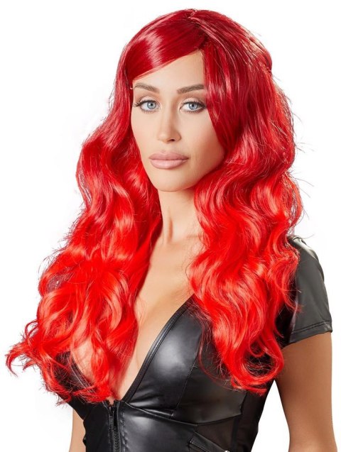 Wig red wavy long Cottelli ACCESSOIRES Wig red wavy long Cottelli ACCESSOIRES