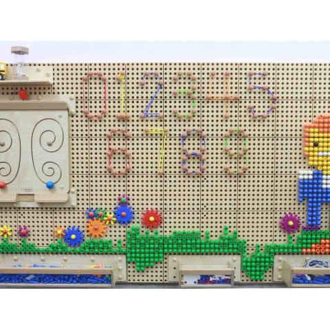 MASTERKIDZ Zestaw Kołeczki i Sznurki - Do Tablicy Naukowo-Kreatywnej STEM Masterkidz MASTERKIDZ Zestaw Kołeczki i Sznurki - Do Tablicy Naukowo-Kreatywnej STEM Masterkidz