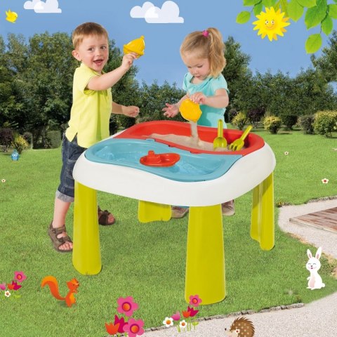 SMOBY Stół Wodny Stolik do Zabawy Wodą i Piaskiem 2w1 Piaskownica Smoby SMOBY Stół Wodny Stolik do Zabawy Wodą i Piaskiem 2w1 Piaskownica Smoby