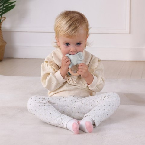 TOOKY TOY Gryzak Słonik Drewniany Obręcz Tooky Toy TOOKY TOY Gryzak Słonik Drewniany Obręcz Tooky Toy