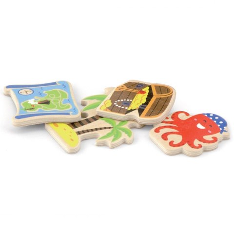 VIGA Drewniana Układanka Edukacyjna Nauka Odległosci 2w1 Viga Toys VIGA Drewniana Układanka Edukacyjna Nauka Odległosci 2w1 Viga Toys