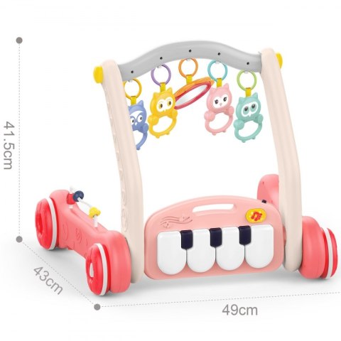 WOOPIE BABY Mata z Pałąkiem Pchacz 2w1 Pianinko Woopie