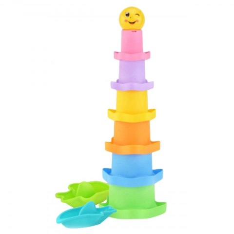 WOOPIE BABY Piramidka Sensoryczne Kubeczki Gwiazdki + Piłeczka Woopie WOOPIE BABY Piramidka Sensoryczne Kubeczki Gwiazdki + Piłeczka Woopie