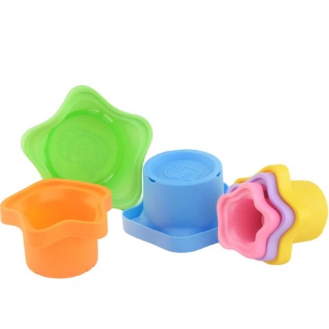 WOOPIE BABY Piramidka Sensoryczne Kubeczki Gwiazdki + Piłeczka Woopie WOOPIE BABY Piramidka Sensoryczne Kubeczki Gwiazdki + Piłeczka Woopie