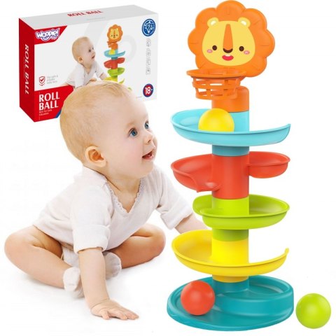 WOOPIE BABY Tor Zjeżdzalnia Kulek Wieża z Piłeczkami Kulodrom Woopie WOOPIE BABY Tor Zjeżdzalnia Kulek Wieża z Piłeczkami Kulodrom Woopie