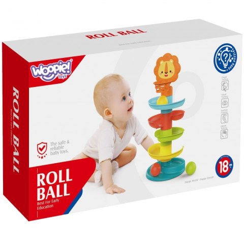 WOOPIE BABY Tor Zjeżdzalnia Kulek Wieża z Piłeczkami Kulodrom Woopie WOOPIE BABY Tor Zjeżdzalnia Kulek Wieża z Piłeczkami Kulodrom Woopie