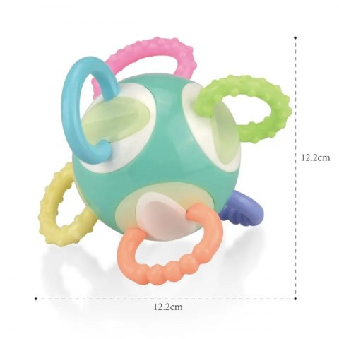 WOOPIE BABY Zabawka Sensoryczna 2w1 Gryzak Grzechotka Motessori Woopie WOOPIE BABY Zabawka Sensoryczna 2w1 Gryzak Grzechotka Motessori Woopie