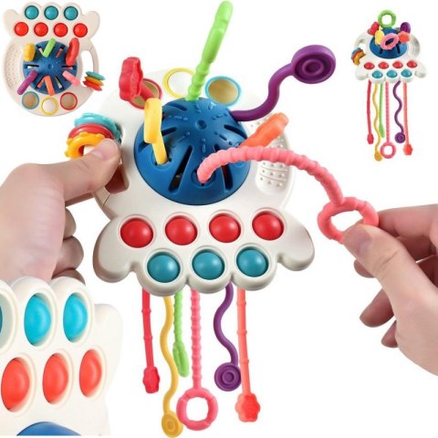 WOOPIE BABY Zabawka Sensoryczna Montessori Gryzak Wielofunkcyjny 0+ Woopie WOOPIE BABY Zabawka Sensoryczna Montessori Gryzak Wielofunkcyjny 0+ Woopie