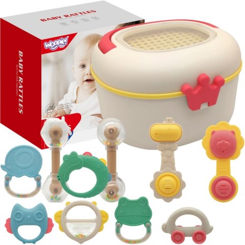 WOOPIE BABY Zestaw Miękkich Grzechotek z Pudełkiem 14 szt. 0m+ Woopie WOOPIE BABY Zestaw Miękkich Grzechotek z Pudełkiem 14 szt. 0m+ Woopie