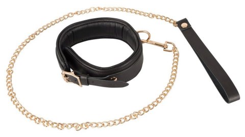 Leather Collar and Leash gold Wild Thing by Zado
