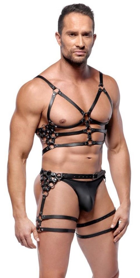Leather Harness Set M/L ZADO