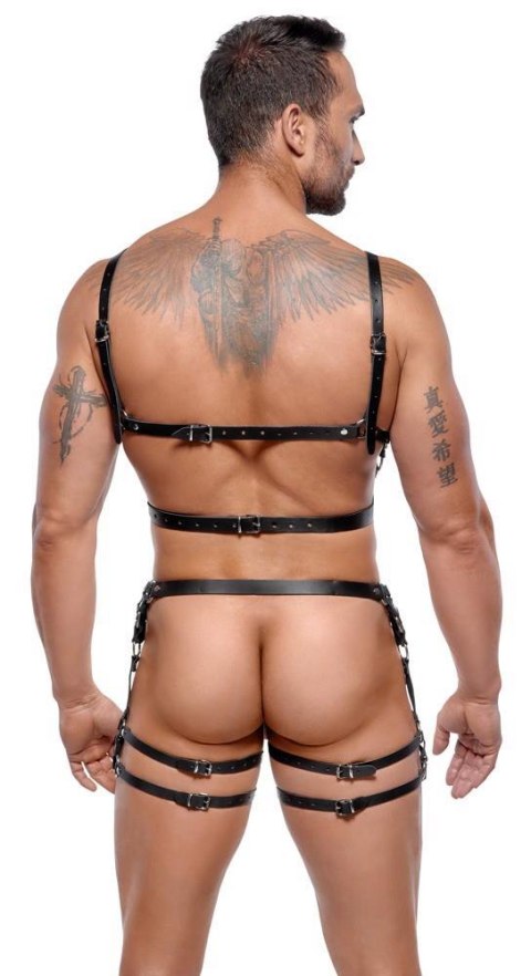 Leather Harness Set M/L ZADO