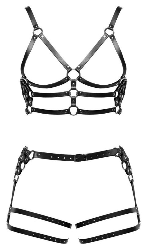 Leather Harness Set M/L ZADO