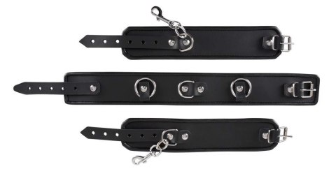 Leather neck and hand cuffs ZADO Leather neck and hand cuffs ZADO